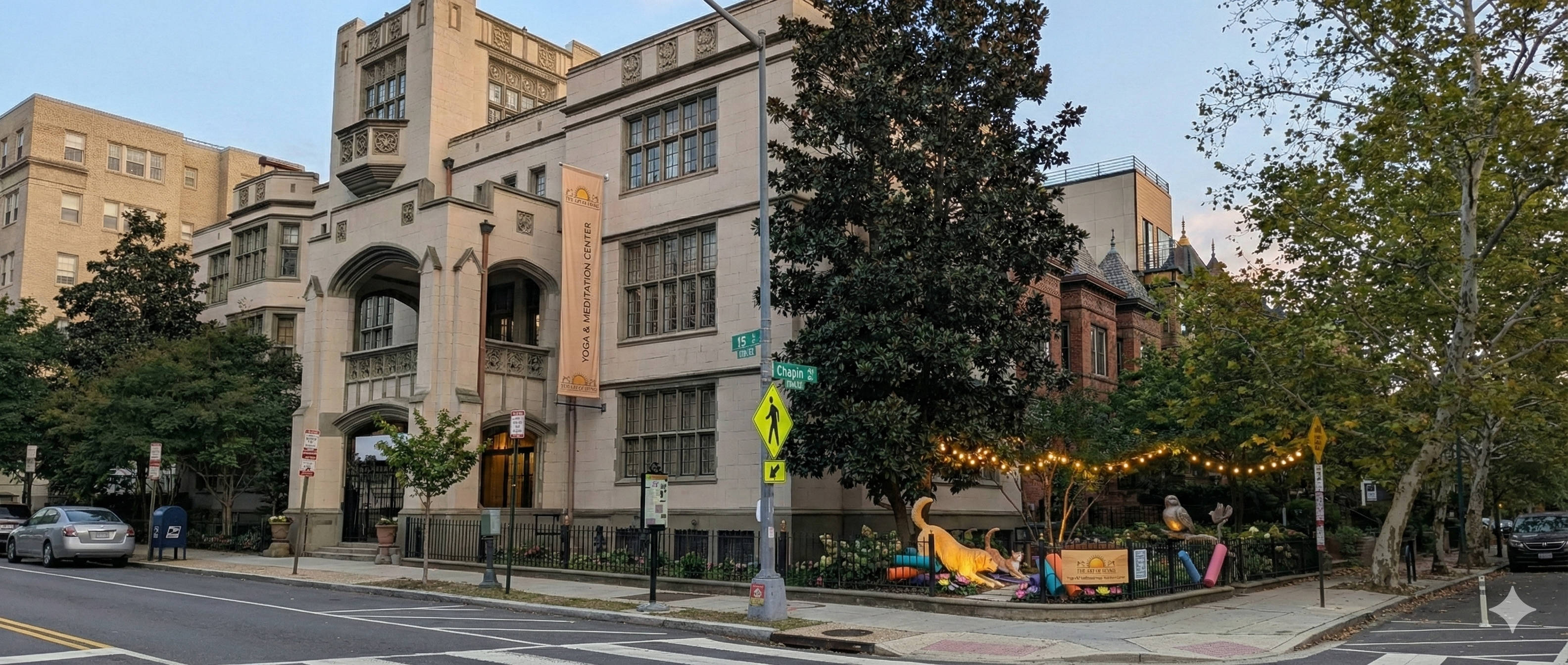 Themed Corner Garden - Wide View