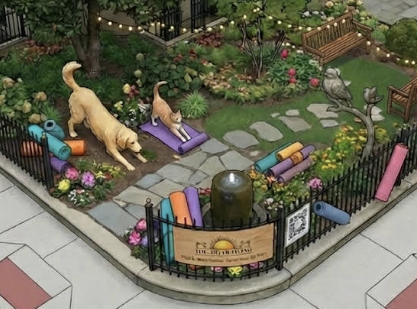 Themed Corner - Aerial Detail